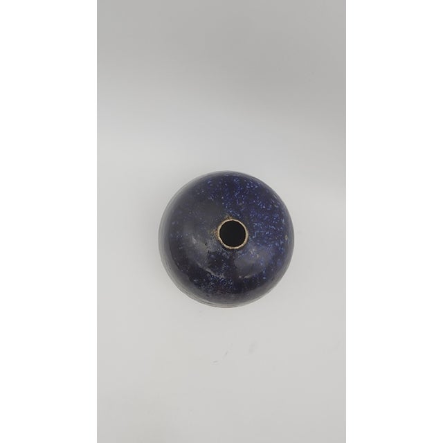 Mid 20th Century Mid 20th Century Studio Pottery Drip Glaze Weed Pot For Sale - Image 5 of 14