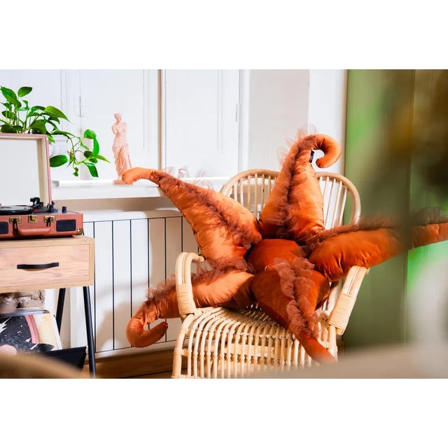 Handmade starfish-shaped pillow created as a sculptural statement piece for modern interiors. Carefully crafted by hand...