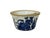 Asian Vintage Set of 6 Small Blue White Figural Graphic Porcelain Bowls For Sale - Image 3 of 7