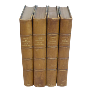 Antique Leatherbound Works of Jules Verne - Set 4