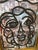 Portraiture 1970s Peter Keil Large Portraiture Canvas Painting For Sale - Image 3 of 9