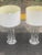 1970’s art deco Clair lucites table lamps