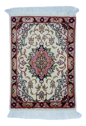 Tabriz Rug in Silk and Cotton, 2000s