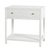 White Nora 30 in. W Rectangular Wood 1 Drawer Wide Nightstand with Lower Open Shelf, White For Sale - Image 8 of 8