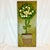 1970s Vintage Boho Chic Folk Art Paper Mache’ Sculptural Rose Topiary on Wood For Sale - Image 6 of 11