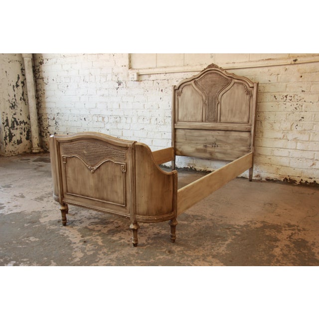 Vintage French Provincial Shabby Chic Twin Bed Frame Chairish