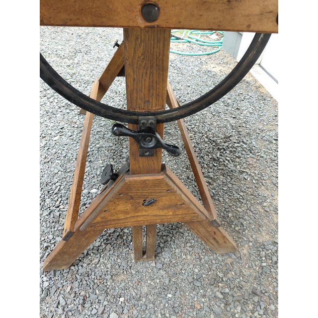 Vintage Hamilton Drafting Table For Sale - Image 11 of 17