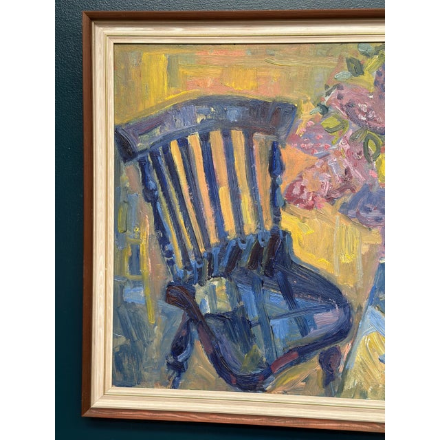Original Swedish Oil on Panel – “Stilleben” by Allan Lindqvist – Signed & Dated 1958 – Vintage & Framed – 65 × 96.5 cm...