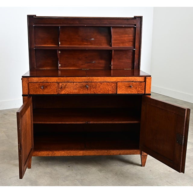 Dutch 19th Century Biedermeier Style Folding Buffet For Sale In Baton Rouge - Image 6 of 12
