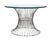 Modernist Space Age, Mid Century chrome and glass side, or small coffee table, in very fine, original, clean and ready to...