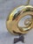 Vintage Solid Brass Swirl Lamp For Sale - Image 10 of 11