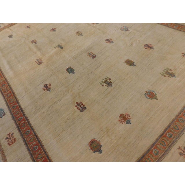 Displaying luxurious Nomadic motifs on Ivory background. Bring the artistry of the remote villages of Qashqai tribe to...