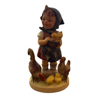 Vintage Goebel Hummel Tmk5 #199/0 Feeding Time Figurine West Germany 5” Inch For Sale