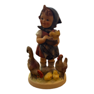 Vintage Goebel Hummel Tmk5 #199/0 Feeding Time Figurine West Germany 5” Inch