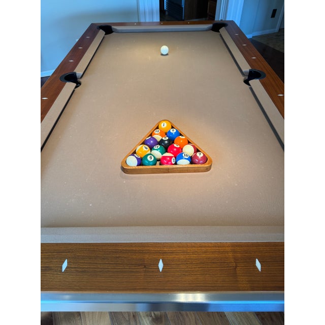 Fusion Billiard/Dinning/Conference Table by Aramith, Belgium - Set of 8 For Sale - Image 4 of 12