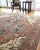 Exquisite Rugs Serapi Hand knotted Wool Red/Multi Rug-6'x9' For Sale - Image 4 of 6