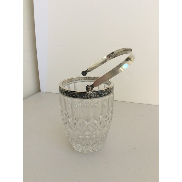 Sterling Silver & Crystal Ice Bucket Chairish