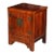 Shanxi Style Elmwood Bedside Cabinet With Traditional Brass Hardware Circa 1900 For Sale