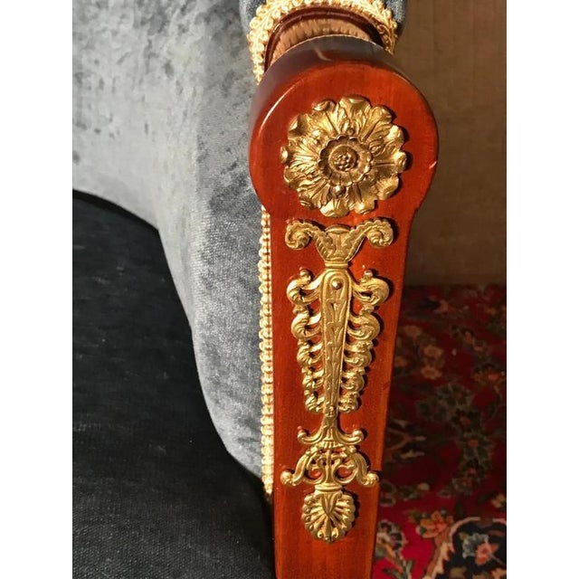 French Empire Barrel Chairs, 1800s, Set of 2 For Sale - Image 6 of 9