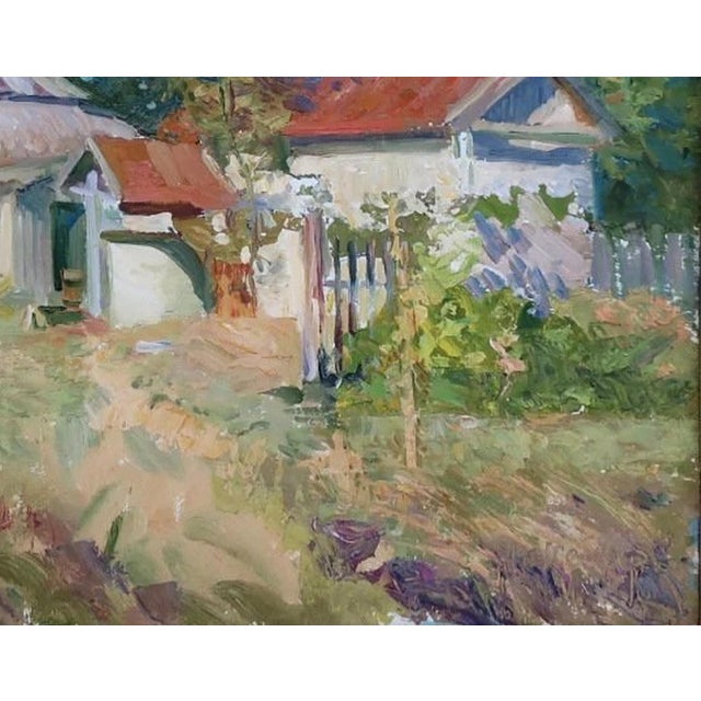 Anatoly Zhezher Impressionism Summer Oil Painting, Rural Ukrainian Landscape 39-50 For Sale - Image 6 of 6