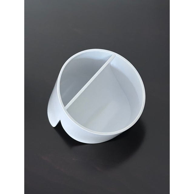 Minimalism Enzo Mari - White "Colleoni" Pencil Holder, by Enzo Mari 1970, for Danese Milano - Italy For Sale - Image 3 of 7