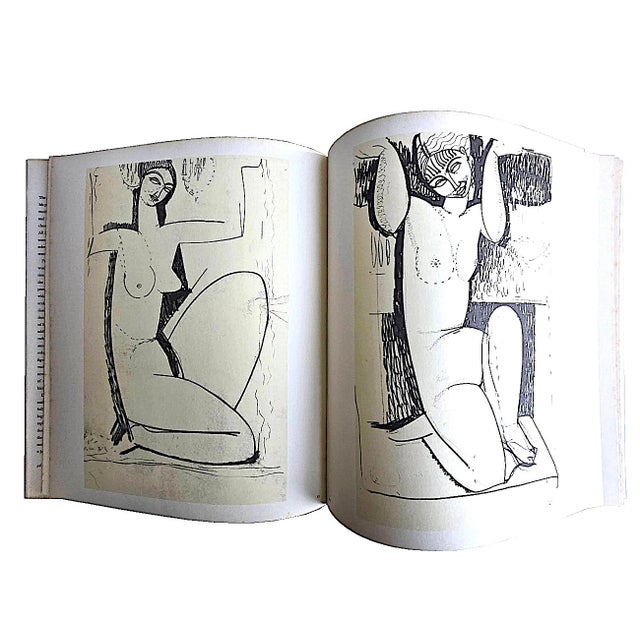 Textile 1969 1st Edition, "Modigliani: Drawings and Sketches", Franco Russoli For Sale - Image 7 of 17