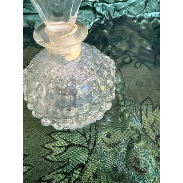 Art Deco 1930's Beautiful Etched Crystal Perfume Bottle For Sale - Image 3 of 6