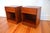 1960s Danish Modern Two Drawer Nightstands by Arne Wahl Iversen for Vinde Møbelfabrik - Pair For Sale - Image 5 of 14