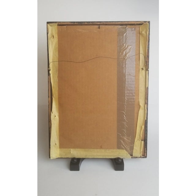 1992 Signed Segun Adeku "In the Rain" Linocut Print on Rice Paper For Sale - Image 11 of 13