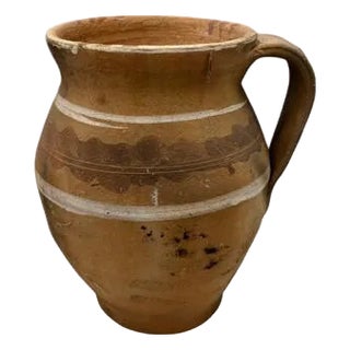 Antique Hungarian Folk Art Cooking Pottery For Sale