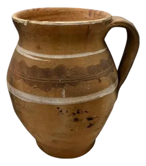 Antique Hungarian Folk Art Cooking Pottery
