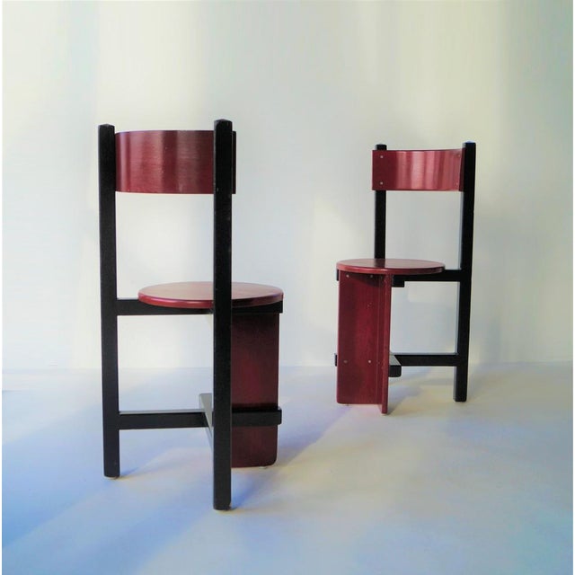 Set of Modernist Bastille Side Chairs by Piet Blom, 1960s For Sale - Image 6 of 18