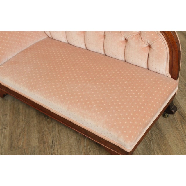 Antique 19th Century Victorian Walnut Childs Chaise Lounge For Sale - Image 10 of 13