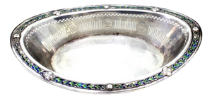 Silver Candy Box with End Reliefs and Cutouts