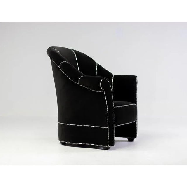 Armchair designed by Josef Hoffmann and made by Wittmann, Austria. Originally designed for the Koller House in 1911. Black...