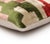 Hand-Knotted Silk Velvet Ikat Lumbar Pillow - 16x24 Ruby & Moss Green For Sale In San Francisco - Image 6 of 8