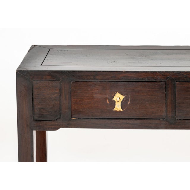 Chinese Hardwood Console Table For Sale - Image 4 of 10