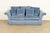 A gorgeous traditional velvet upholstered roll arm sofa or loveseat By Baker Furniture USA, Circa 1980s Measures: 86"W x...