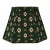 Green Foulard French Country Lampshade Small Clip on Hexagon Handmade For Sale