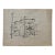 Henry Emil Salloch Original Drawing on Paper City Corner, 1930's For Sale