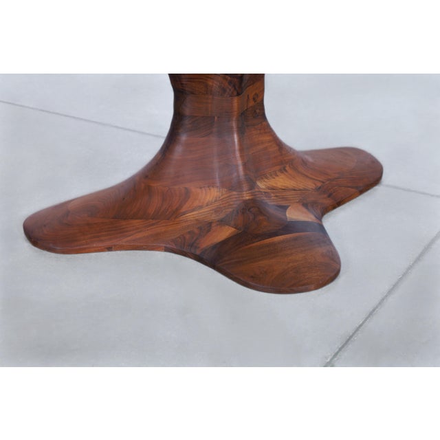 Sienna 20th Century American Studio Craft Walnut Coffee Table For Sale - Image 8 of 13