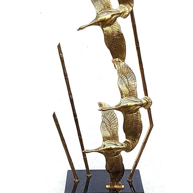 Mid-Century Flock of Birds Sculptural Floor Lamp For Sale - Image 4 of 7