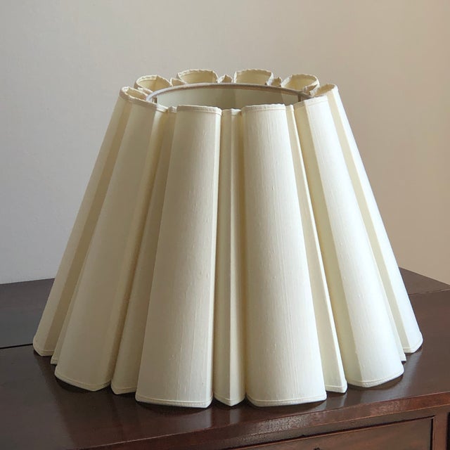 Mid20th Century TwoPleat Box Flute Lamp Shade Chairish