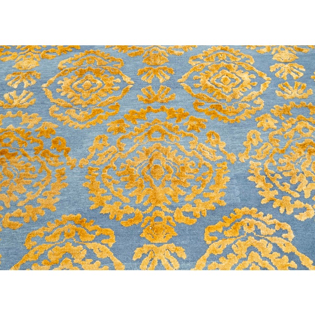 Turkish Oushak Rug 12'2" x 14'8" #18585 For Sale In Houston - Image 6 of 8