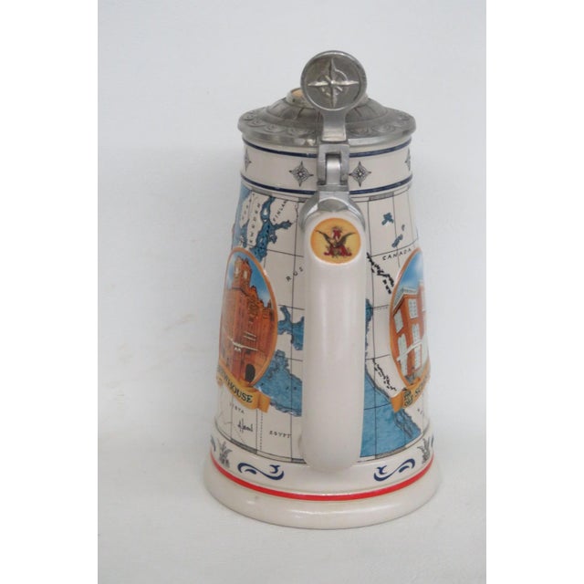 Anheuser Busch Beer Stein Collectors Club 1996 World's Largest Brewer 4825b For Sale - Image 10 of 15