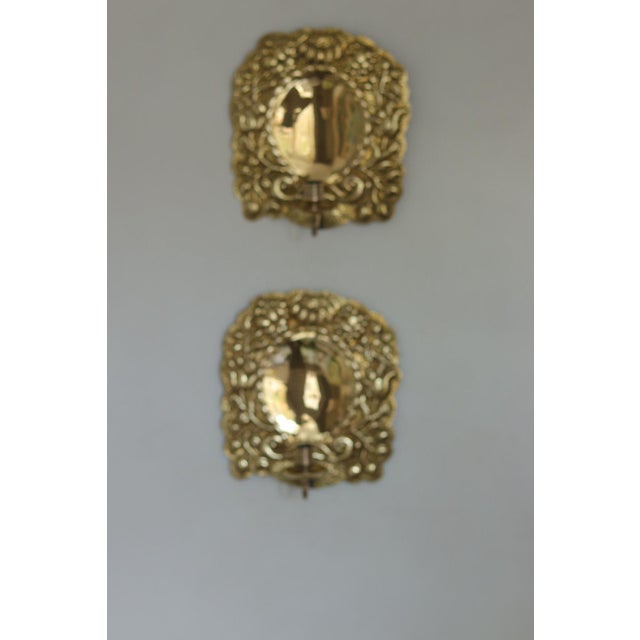 Mid-Century Modern Swedish Brass Sconces, Set of 2 For Sale - Image 17 of 18