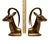 Brass Mid Century Pair of Brass Gazelle Bookends Antelope Bookends VTG (D-9). For Sale - Image 8 of 8