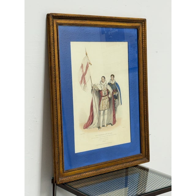 William IV H. Meyer the Standard of St. George Coronation Engraving, Antique For Sale - Image 3 of 12