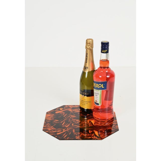 Italian Charger Plates in Acrylic Tortoiseshell Effect from Dior, 1970s, Set of 6 For Sale - Image 12 of 17