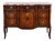 18th Century French Transition Marquetry Chest of Drawers with Marble Top, 1770 For Sale